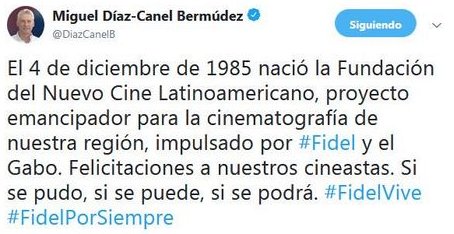 En diciembre de 1985 nació la Fundación del Nuevo Cine Latinoamericano, un proyecto emancipador impulsado por Fidel Castro y Gabriel García Márquez