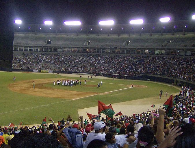 El estadio Rod Carew