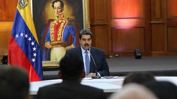 Presidente Nicolás Maduro en rueda de prensa