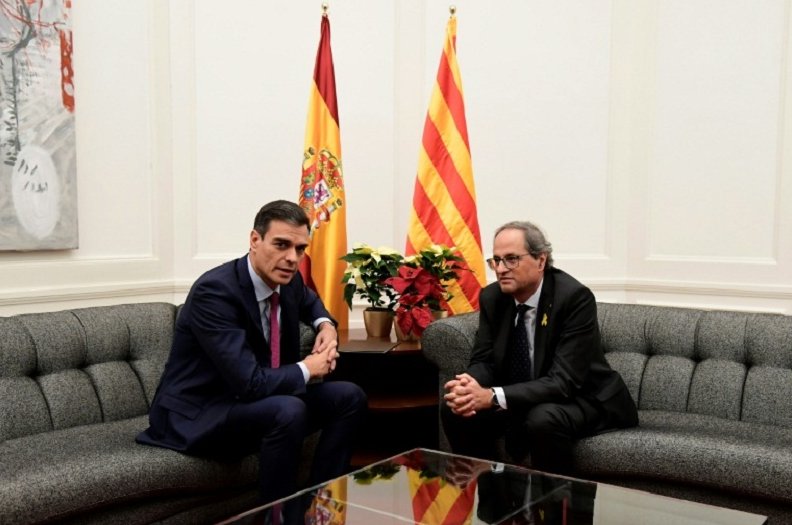 Sánchez y Quim Torra