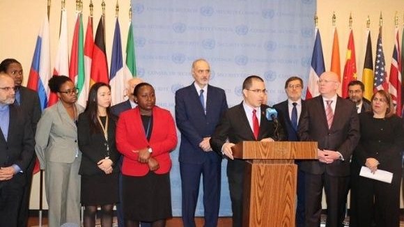 El Canciller Arreaza enfatizó que en el grupo tendré acciones conjuntas y coordinadas en los organismos de ONU