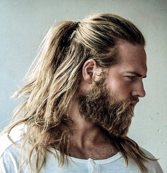 Pelo largo hombres