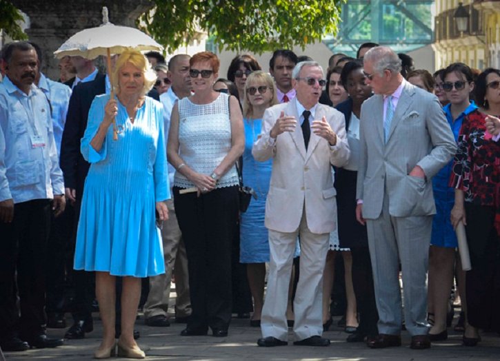 Príncipe Carlos y su esposa visitan La Habana