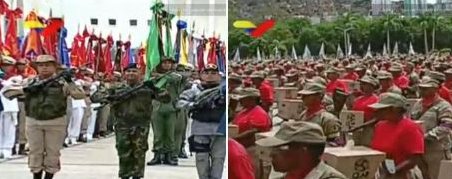 Desfile militar en conmemoración del Día de la Independencia