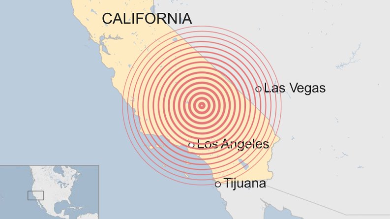 Terremoto de magnitud 7,1 al sur de California