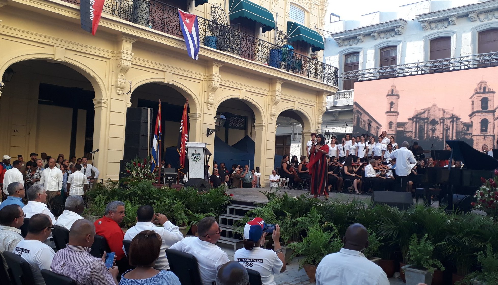 Acto político y cultural en La Habana Vieja por el Día de la Rebeldía Nacional