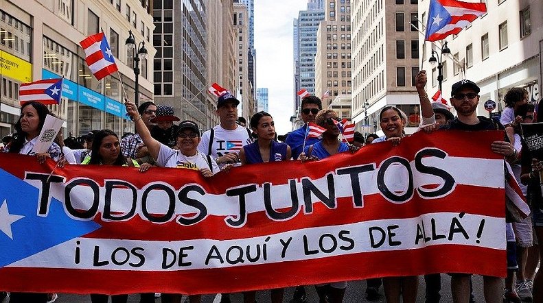 Manifestaciones en Puerto Rico