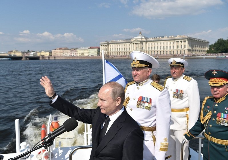 Vladímir Putin en San Petersburgo