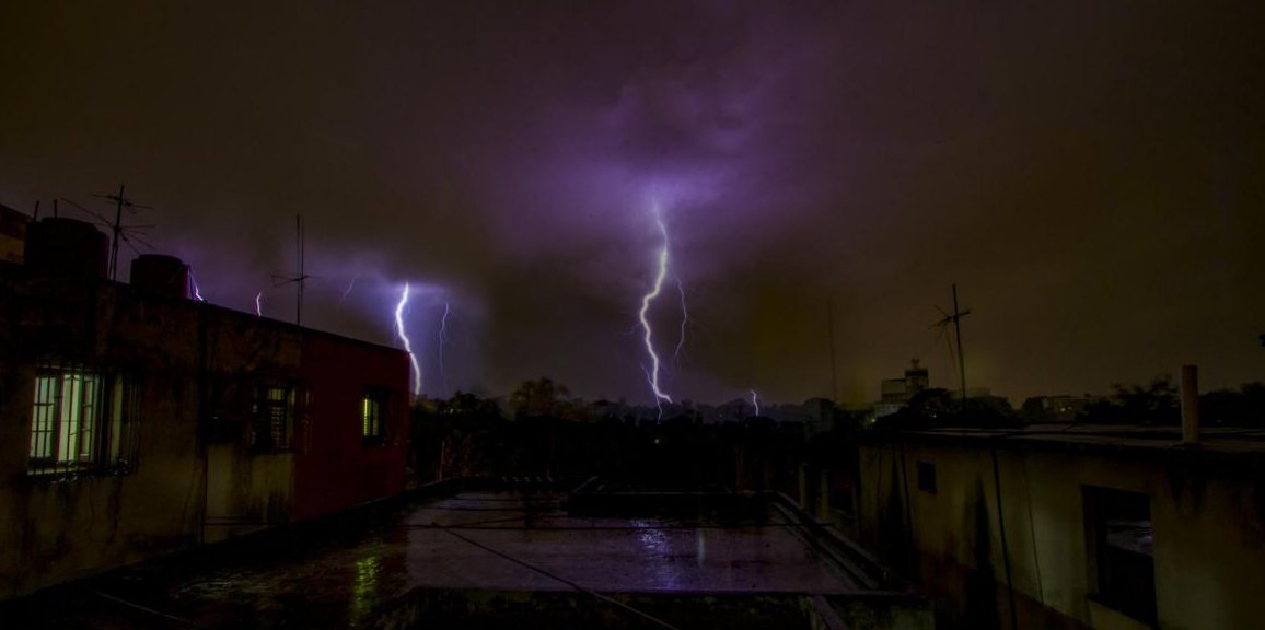 Tormenta eléctrica en La Habana