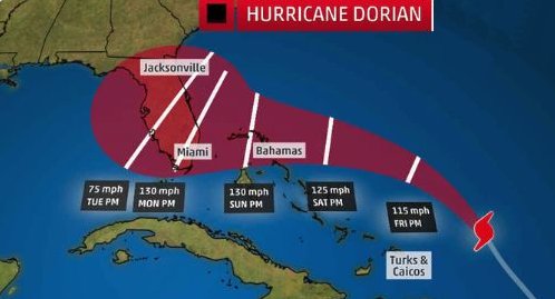 Se espera que Dorian se intensifique como Categoría 4