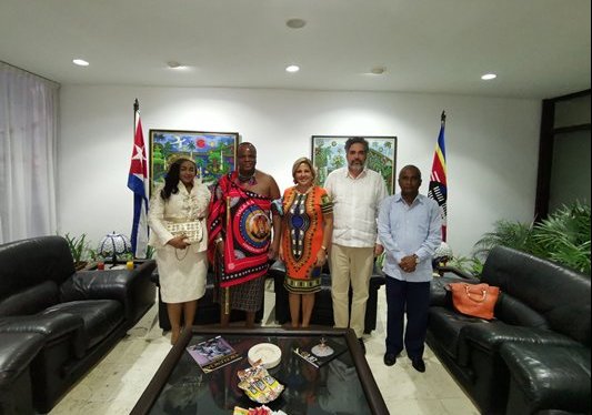 Mswati III, monarch of Eswatini, will tour the historic center of Old Havana