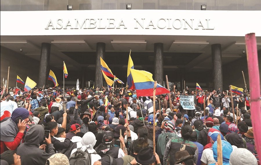 Protestas en Ecuador