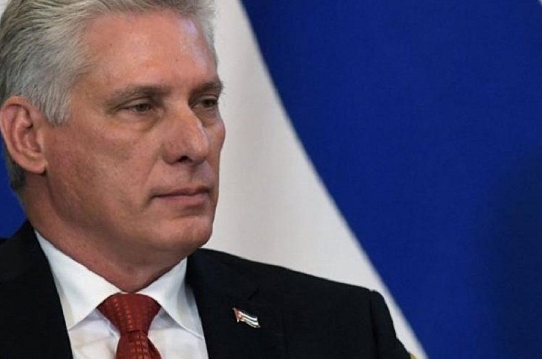 Cuban President Miguel Diaz-Canel