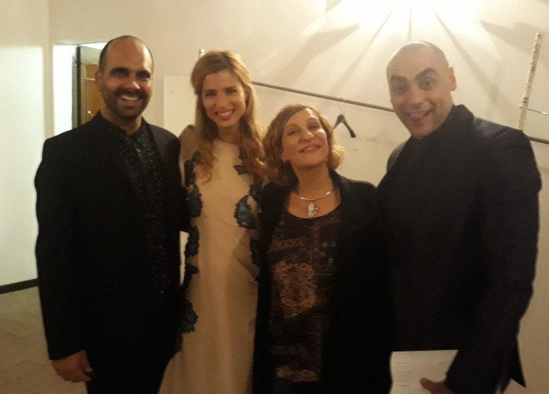 Tres lindos cubanos en el Ameria Festival 2019 con Alda Caiello