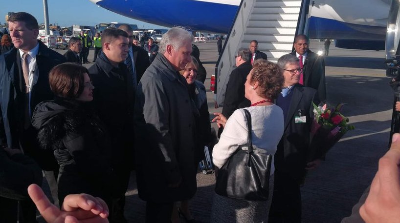 Visita oficial del Presidente cubano a Irlanda.