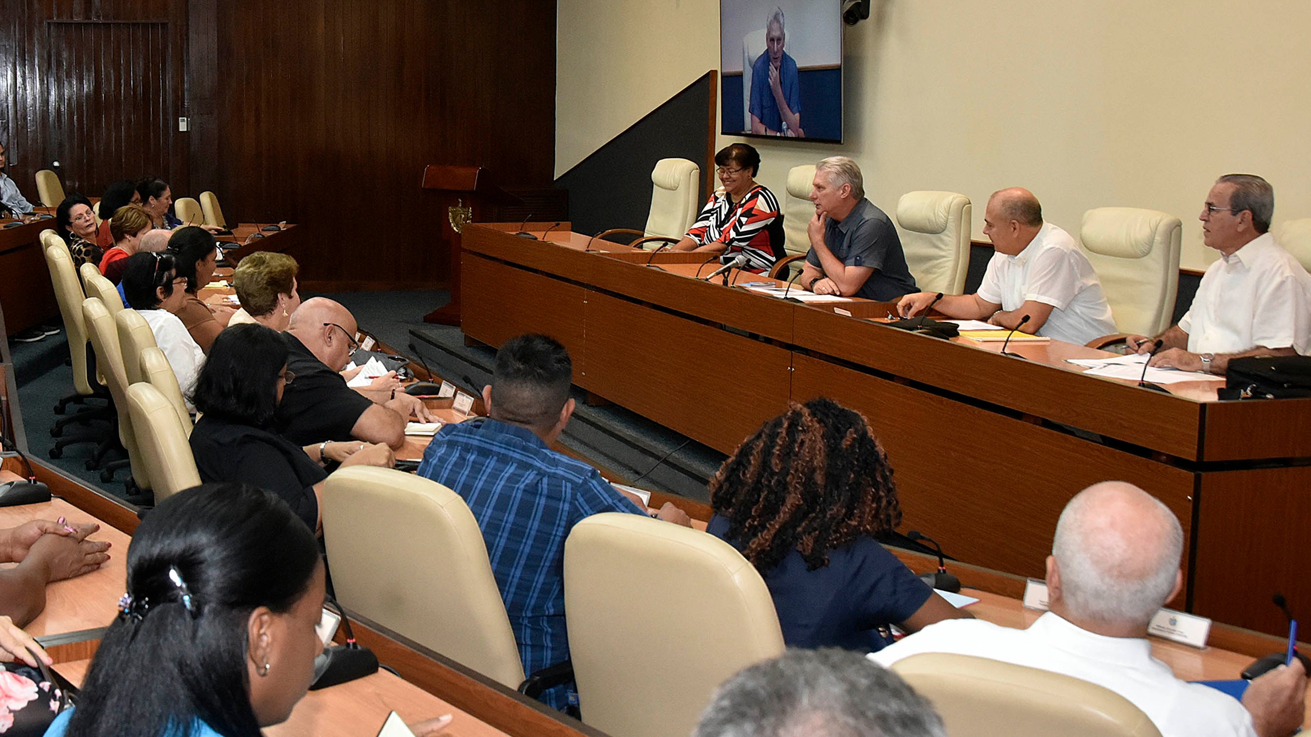 Díaz Canel en la Universidad de Ciencias Pedagógicas Enrique José Varona