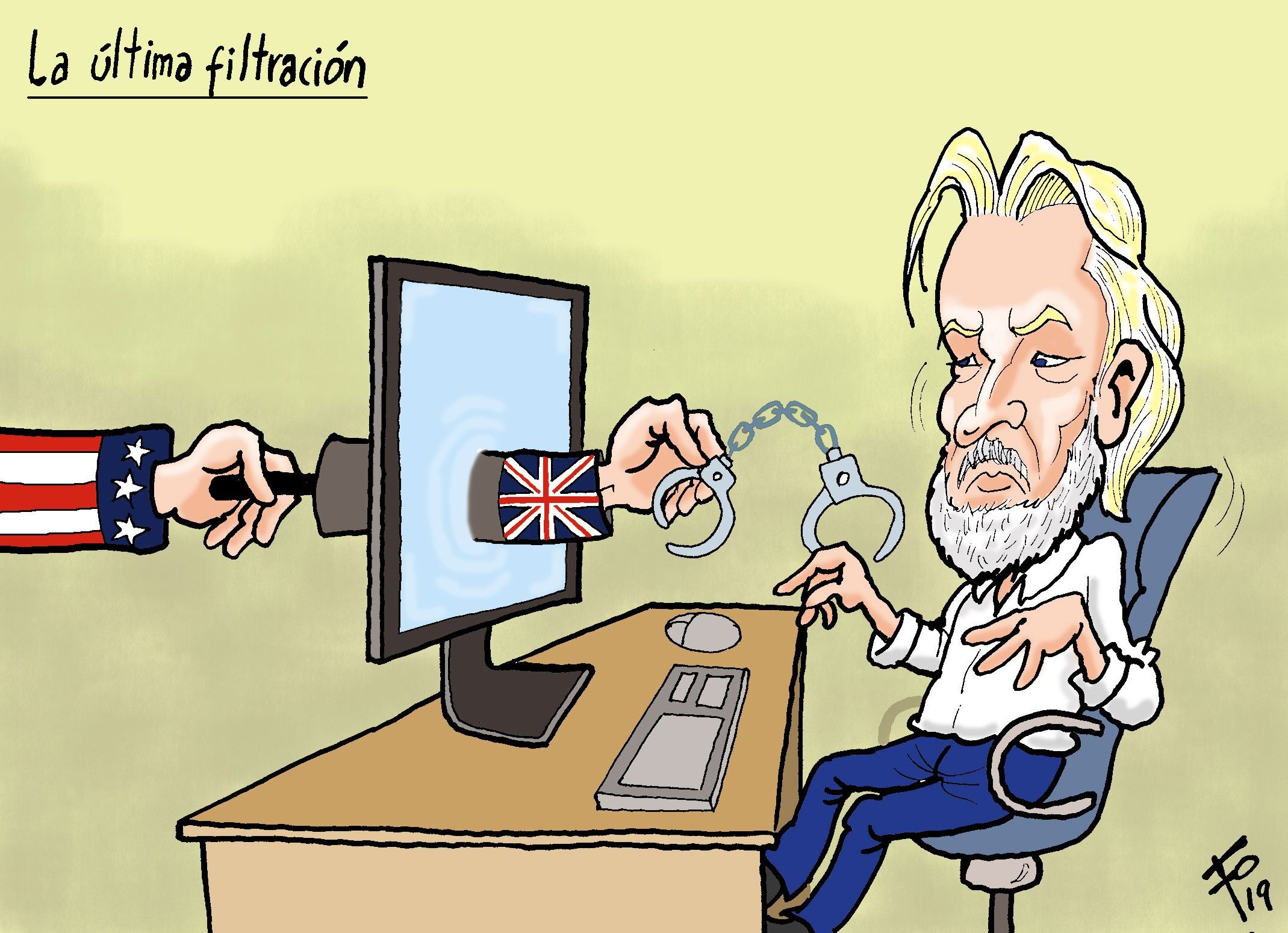 Estados Unidos hala la larga alambrada en todo el proceso contra Assange.
