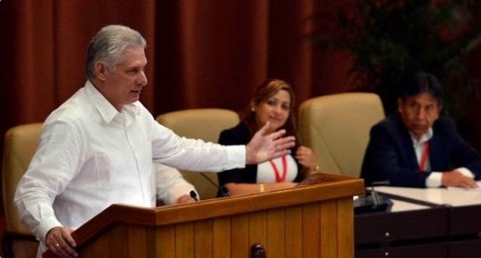 Presidente cubano, Miguel Díaz-Canel Bermúdez
