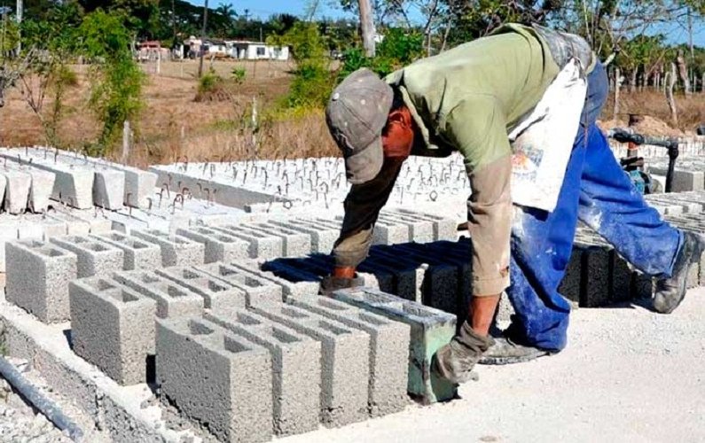 Construcción de viviendas en Cuba