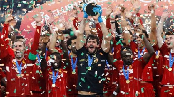 Los jugadores del conjunto inglés del Liverpool