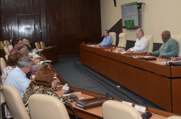 Presidente Díaz-Canel insistió en la importancia de potenciar cultivos