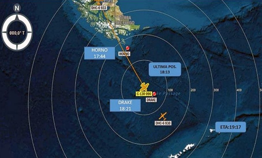 Avión de la Fuerza Aérea Chilena ha sido reportado como desaparecido