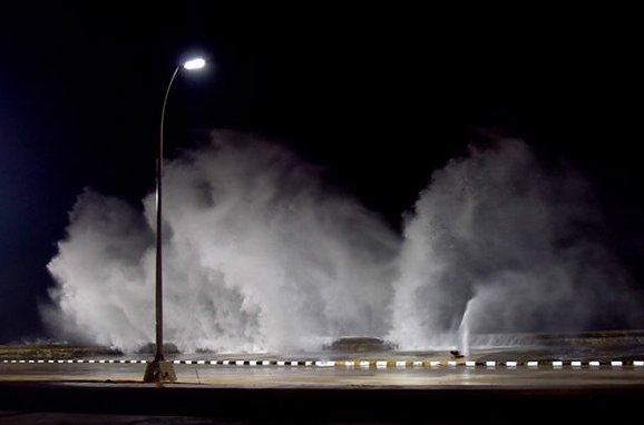 Marejadas en el Malecón