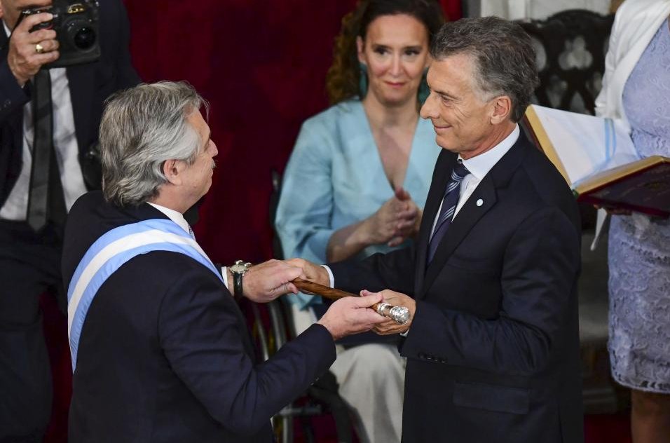 Alberto Fernández y Macri