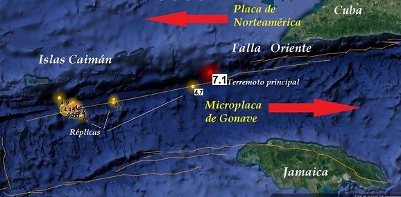 Sismo en el sur de Cuba