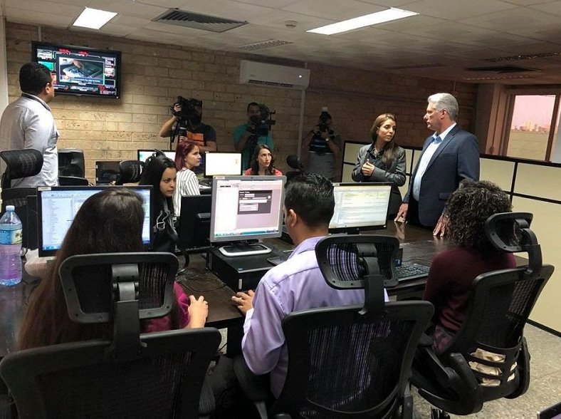 Estudios de Telesur en La Habana