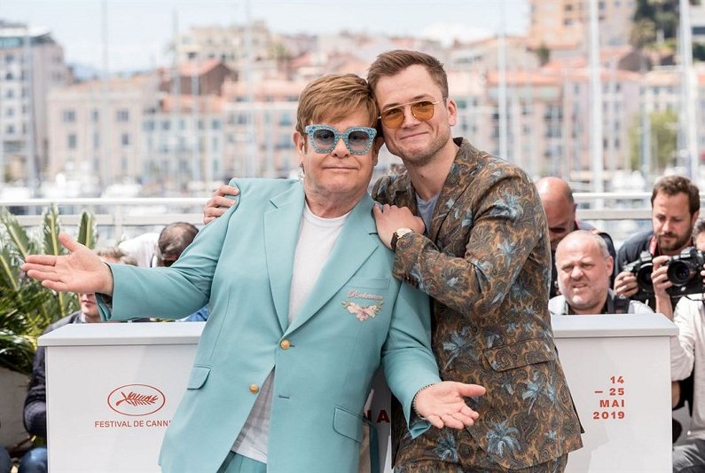 Elton John y Taron Egerton