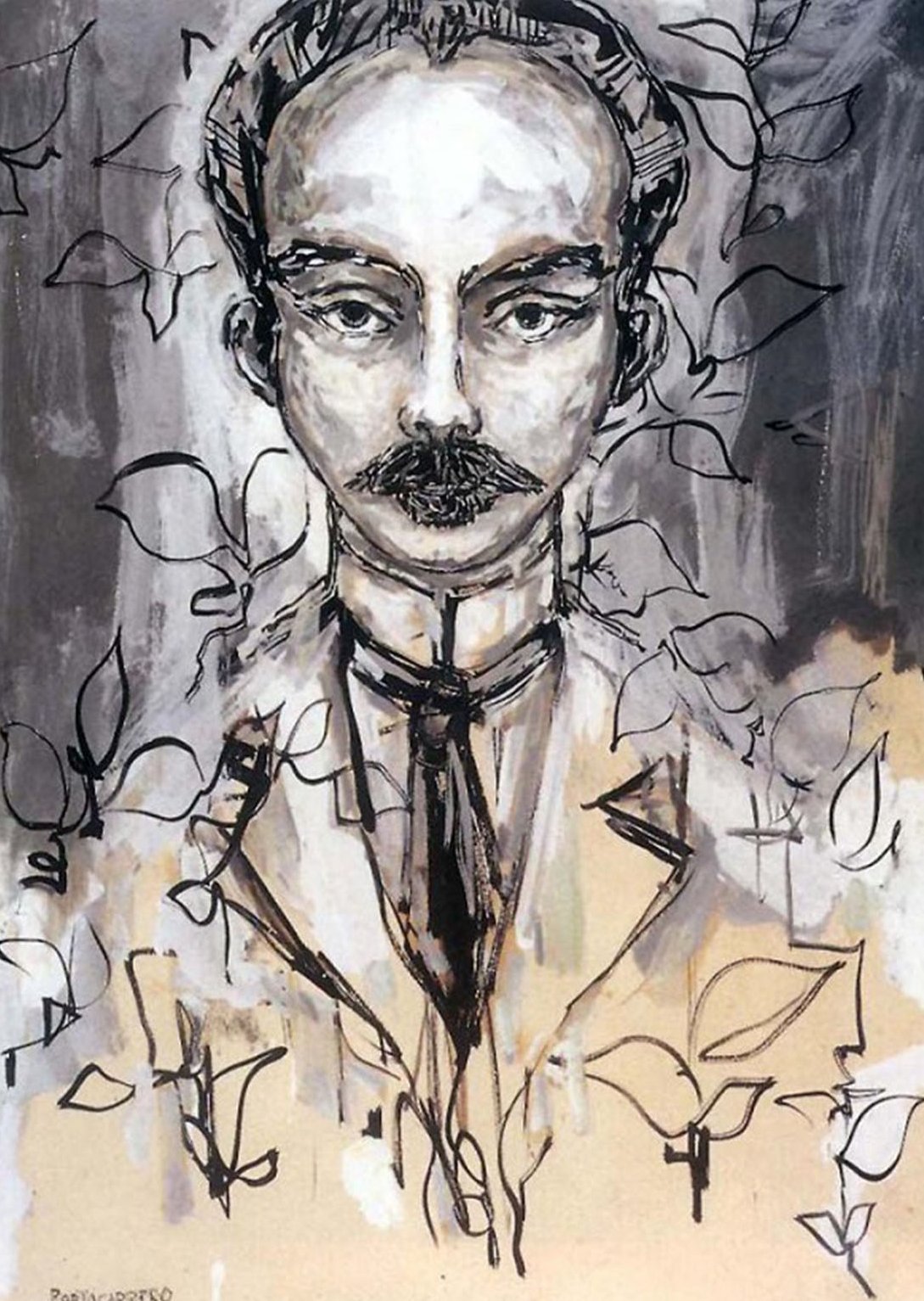 Retrato de José Martí, 1978. René Portacarreno