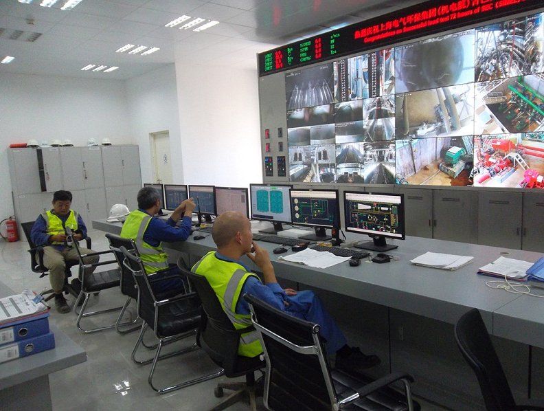 Sala de control de la central bioléctrica en Ciego de Ávila