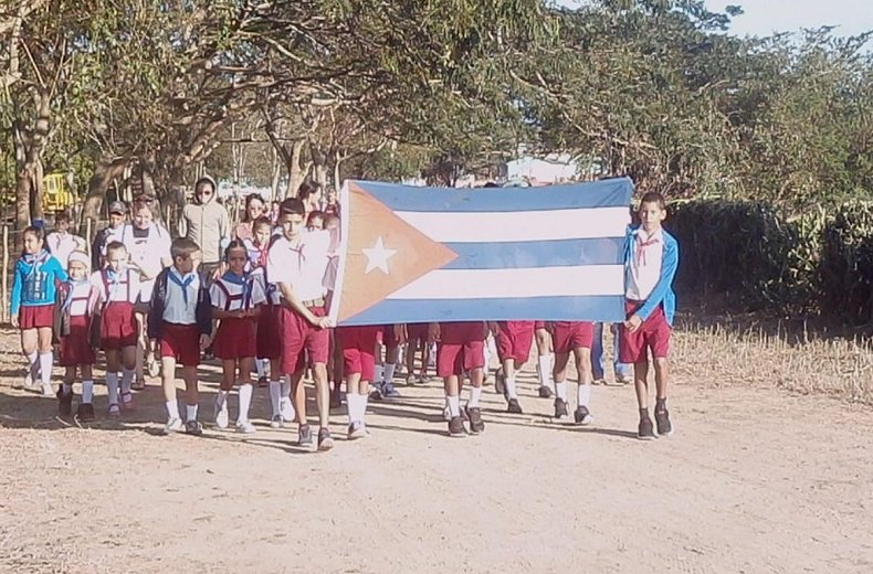 Jóvenes conmemoraron el alzamiento holguinero de la Guerra Necesaria