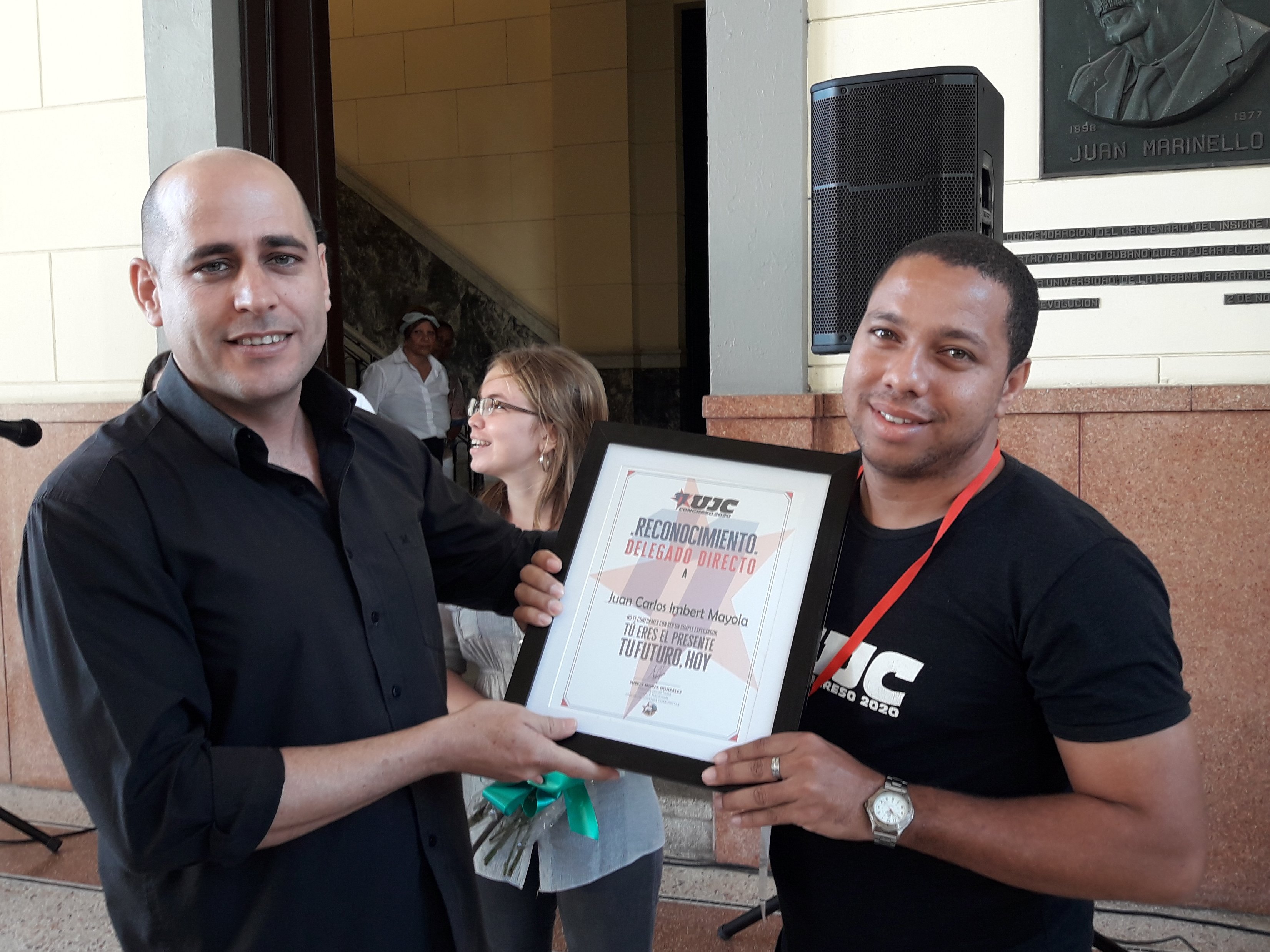 Juan Carlo Imbert Mayola, delegado directo al 11.no Congreso de la UJC