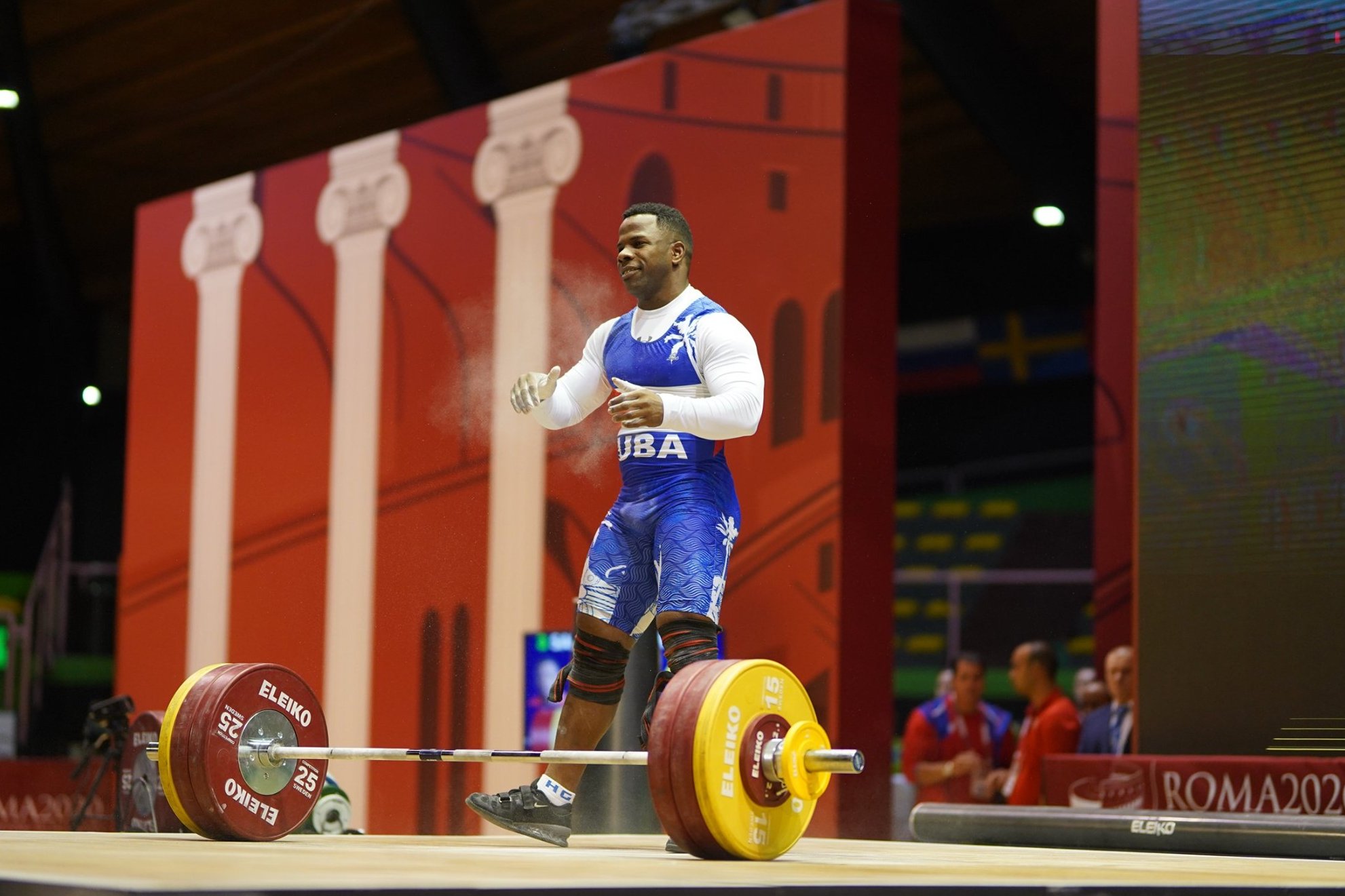 El cienfueguero Olfides Sáez fue uno de los titulares cubanos en el recién finalizado evento.