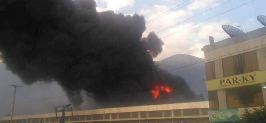 Incendio en Filas de Mariche, Caracas