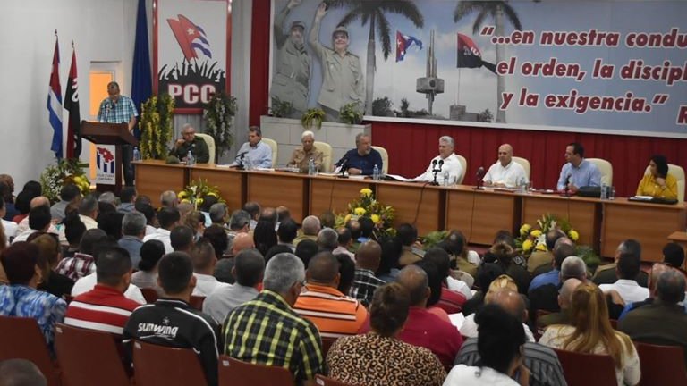 Reunión territorial para prevención del COVID19 en Villa Clara