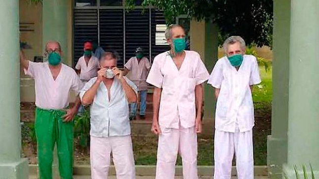 Los ancianos diagnosticados positivos a la Covid-19, en la ciudad de Santa Clara