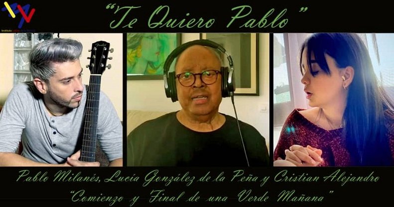 Pablo Milanés se une a la cantante española Lucía González de la Peña y al cubano Cristian Alejandro