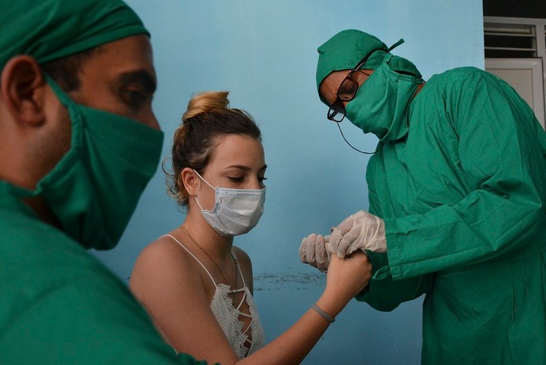 Cuarentena en el Centro de Convenciones de Cojímar