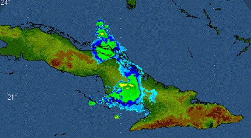 Tormenta local severa en Camagüey