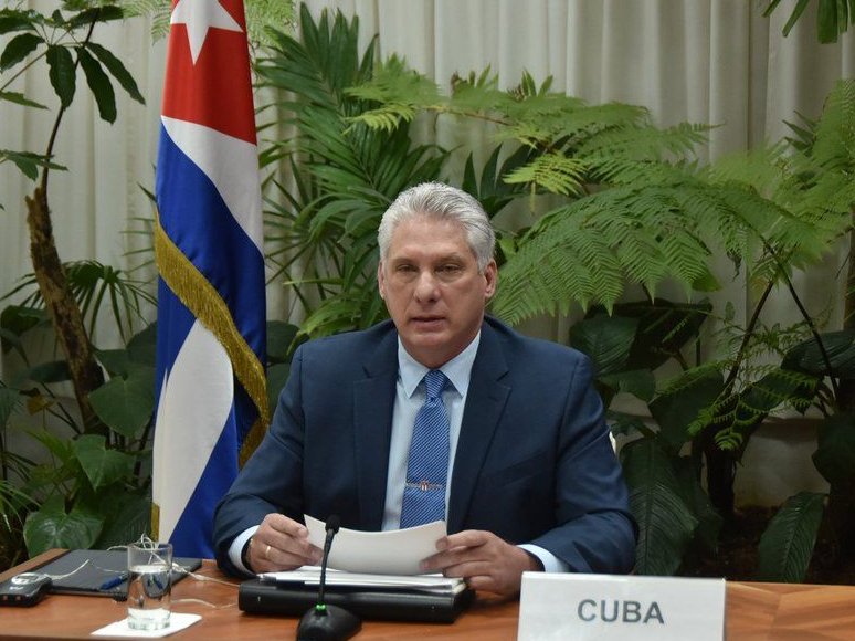 Presidente cubano Miguel Díaz-Canel Bermúdez