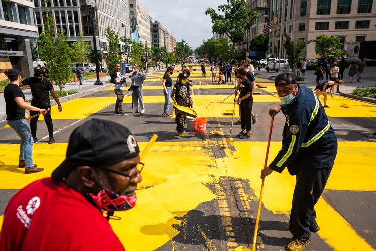 Mural: «Las vidas negras importan»