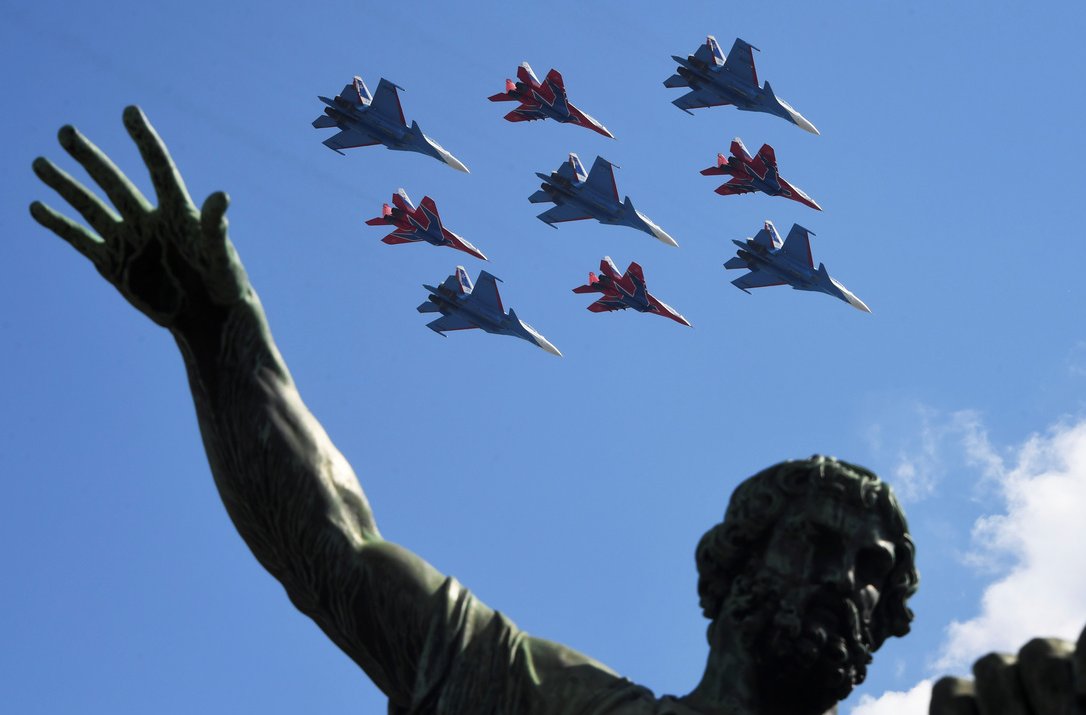 Desfile por el aniversario 75 de la victoria rusa en la Gran Guerra Patria