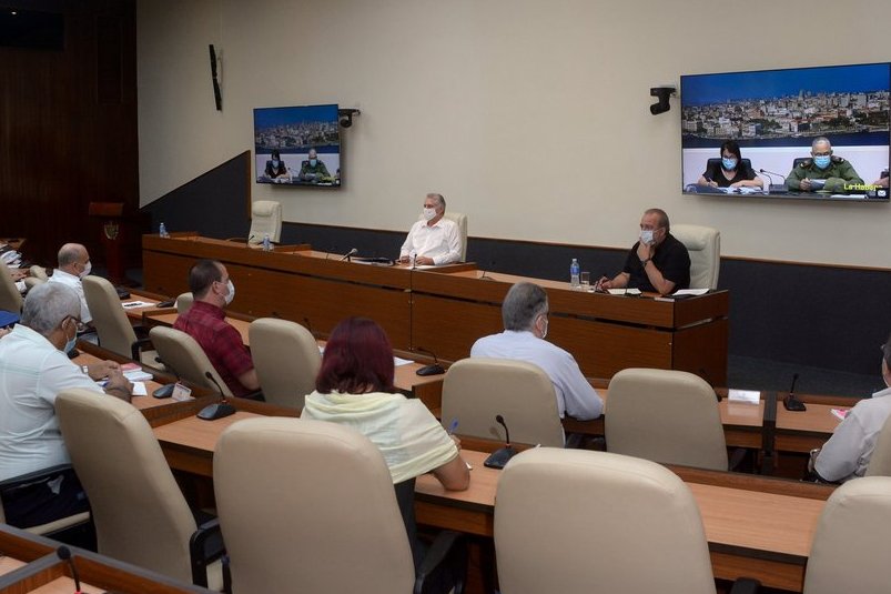 Reunión del grupo temporal de trabajo para la prevención y el control de la COVID-19