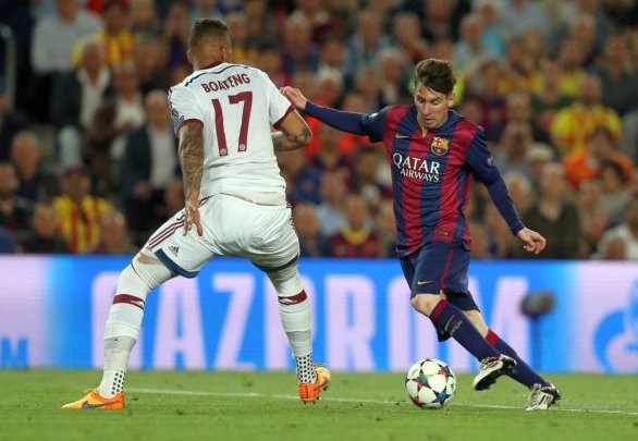 Messi y Boateng