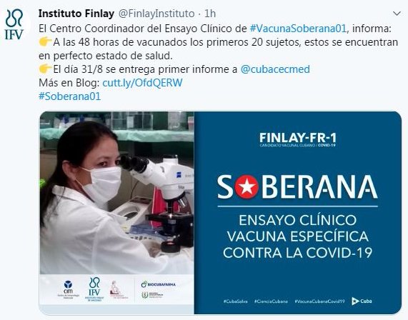 Vacuna cubana Soberana