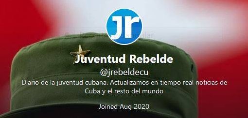 Nueva cuenta en Twitter del Periódico Juventud Rebelde