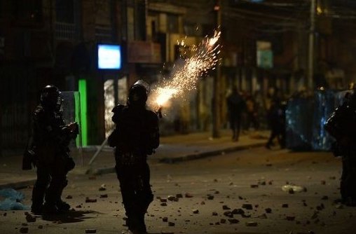 Protestas en el barrio Villa Azul